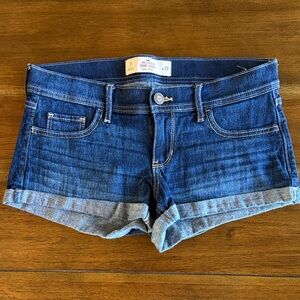 Hollister Indigo Jean Shorts 7